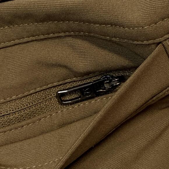 Lululemon Commission Short Mens 38 Brown Khaki Chino Golf Warpstreme Stretch - Picture 4 of 11